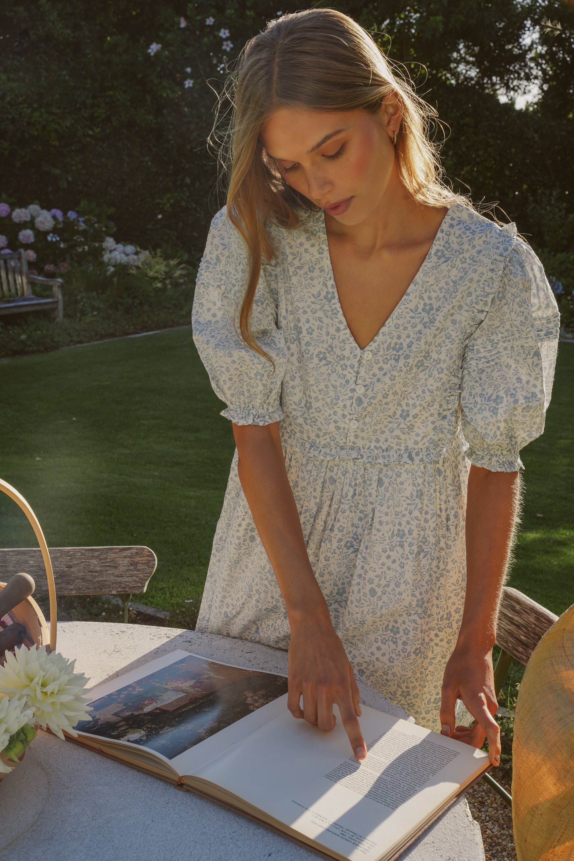 Liora Dress in Heure Claire